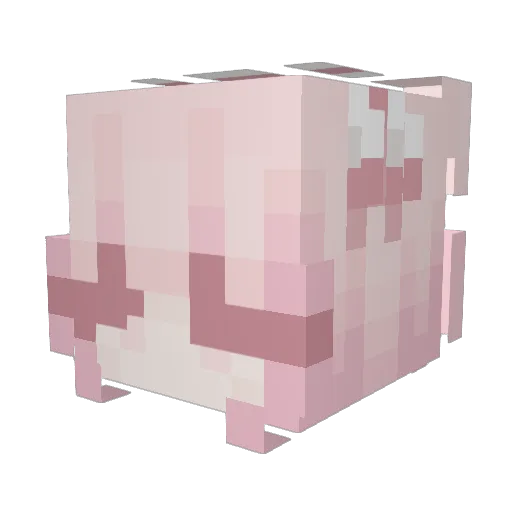 ImLostOkay Minecraft avatar head, 3D render