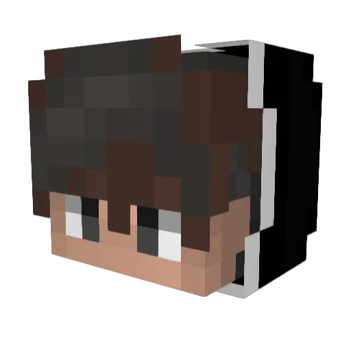 ImLoyd Minecraft avatar head, 3D render