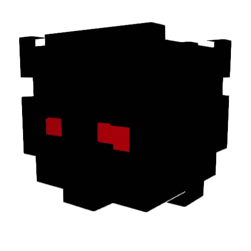 ImLuuxx Minecraft avatar head, 3D render