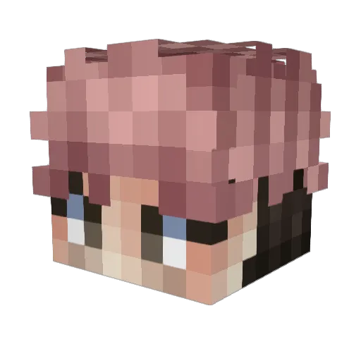 ImLwkSilly Minecraft avatar head, 3D render