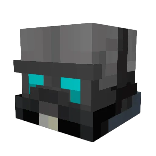 ImMAZ Minecraft avatar head, 3D render