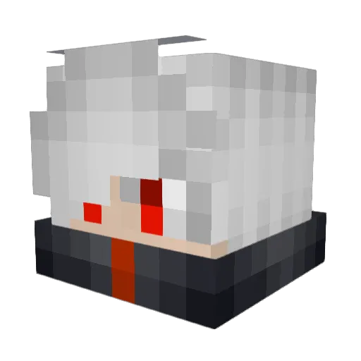 ImMaDaRa_ Minecraft avatar head, 3D render
