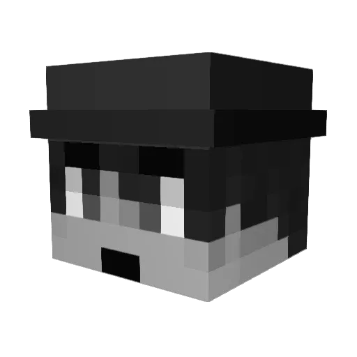 ImMateuszeq Minecraft avatar head, 3D render