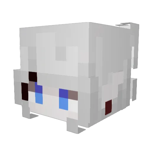 ImMegalomaniac Minecraft avatar head, 3D render
