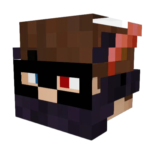 ImMorphium Minecraft avatar head, 3D render