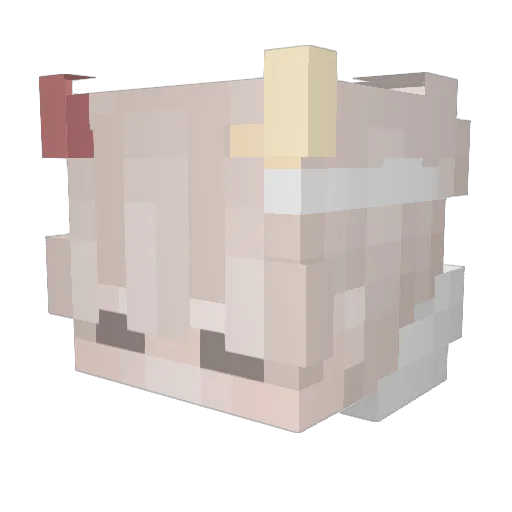 ImMrCan Minecraft avatar head, 3D render
