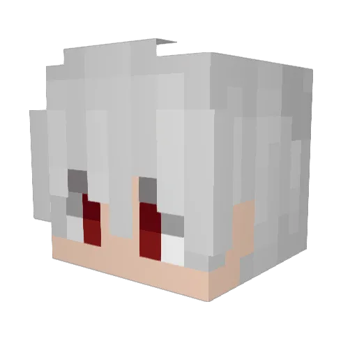 ImMrGhoul Minecraft avatar head, 3D render