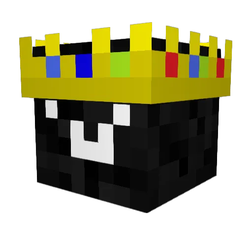 ImMrScratch Minecraft avatar head, 3D render