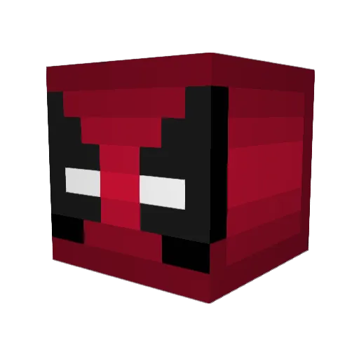 ImMurdock Minecraft avatar head, 3D render