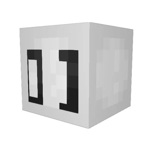ImMysterious Minecraft avatar head, 3D render