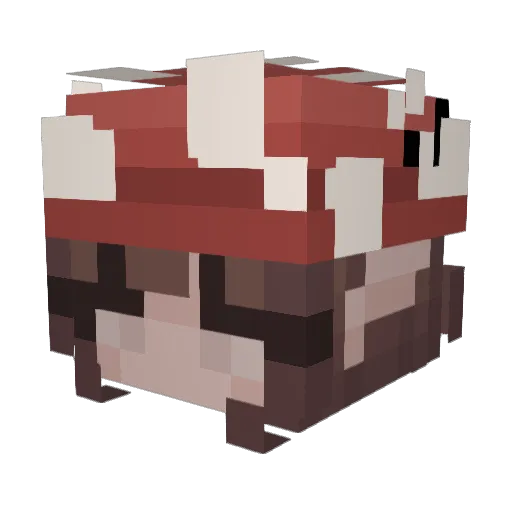 ImN0tReal0k Minecraft avatar head, 3D render