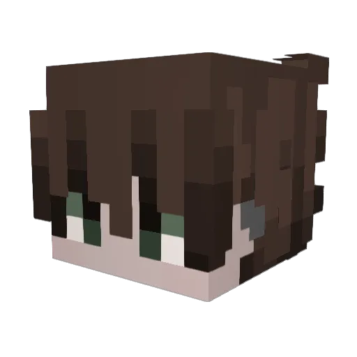ImNexyy Minecraft avatar head, 3D render