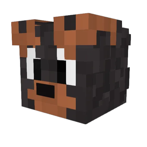 ImNkmra Minecraft avatar head, 3D render