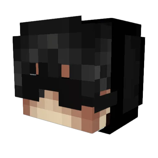 ImNood_VN Minecraft avatar head, 3D render