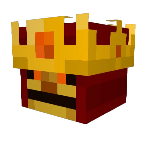 ImNoon Minecraft avatar head, 3D render