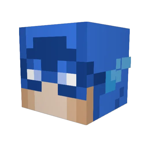 ImNotAlejandro Minecraft avatar head, 3D render