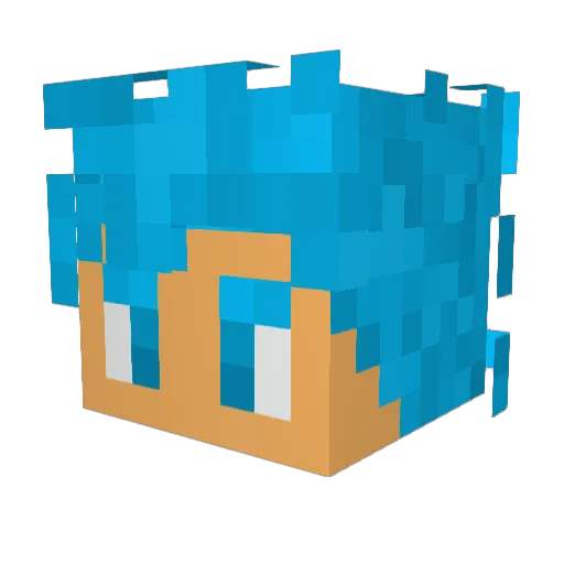 ImNotAnOOb98 Minecraft avatar head, 3D render