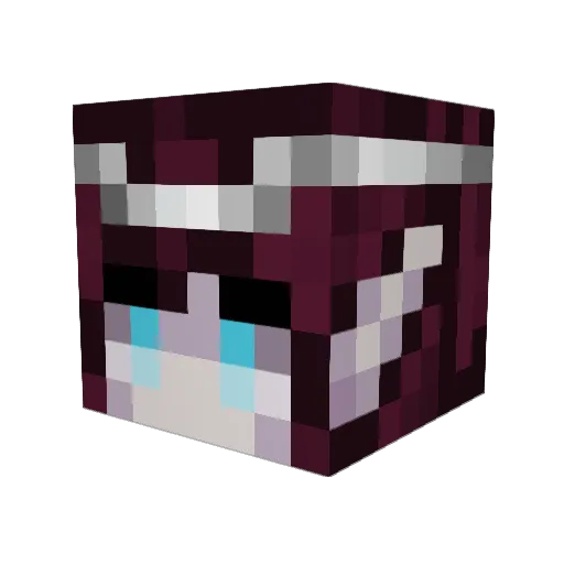 ImNotCassi Minecraft avatar head, 3D render