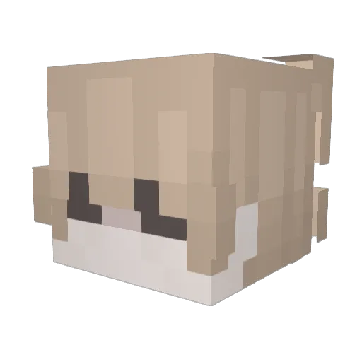ImNotDanil Minecraft avatar head, 3D render