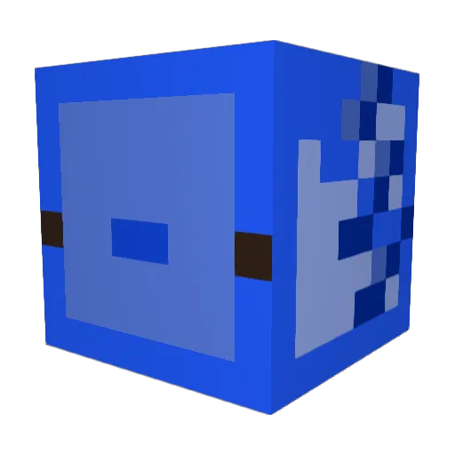 ImNotEniox Minecraft avatar head, 3D render