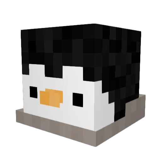 ImNotFetty Minecraft avatar head, 3D render