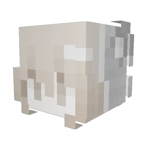 ImNotHaru_ Minecraft avatar head, 3D render