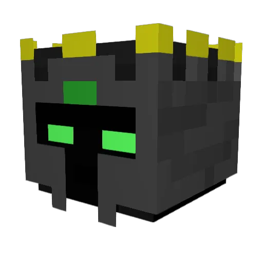 ImNotLarry Minecraft avatar head, 3D render