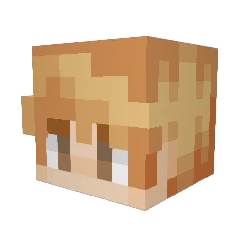ImNotRayn Minecraft avatar head, 3D render