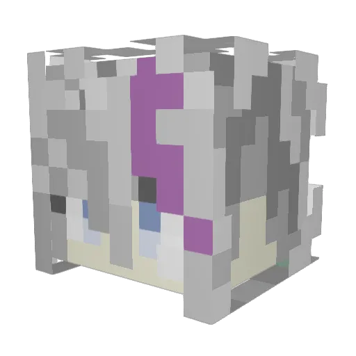 ImNotWhiteBro1 Minecraft avatar head, 3D render