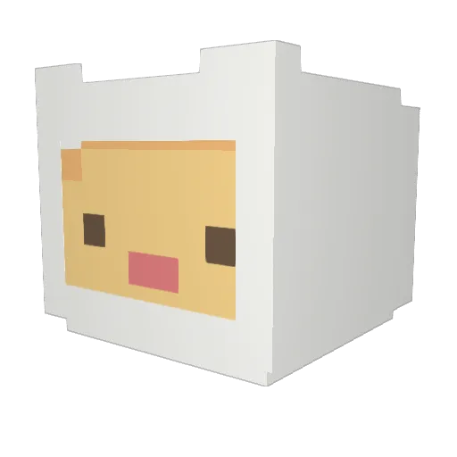 ImOlaf_YT Minecraft avatar head, 3D render