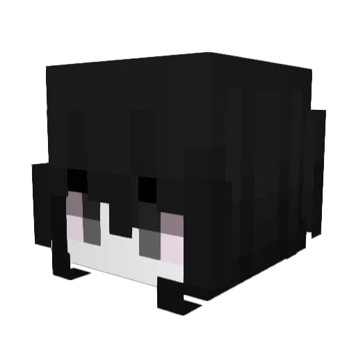 ImOptimistic Minecraft avatar head, 3D render