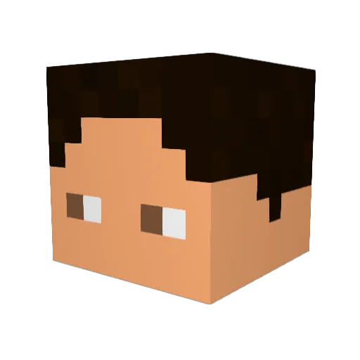 ImOutOfRange Minecraft avatar head, 3D render