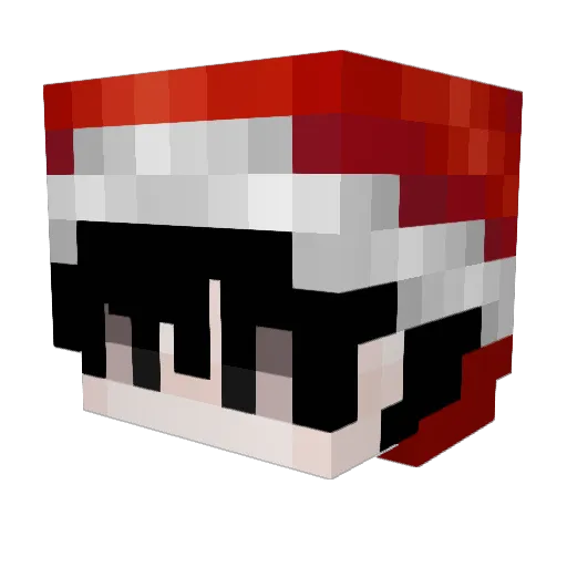 ImPaCtSK Minecraft avatar head, 3D render
