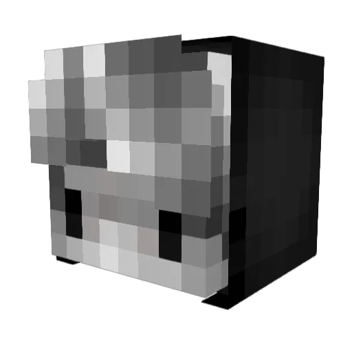 ImPanda__ Minecraft avatar head, 3D render