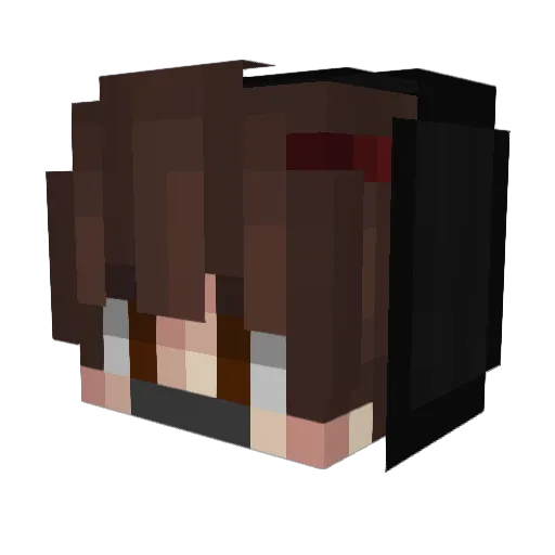ImPawel Minecraft avatar head, 3D render