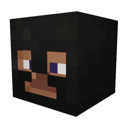 ImPlanky117 Minecraft avatar head, 3D render