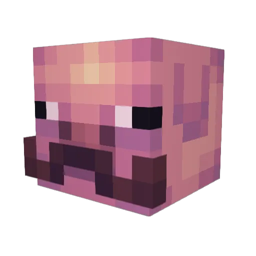 ImPoTeR_ Minecraft avatar head, 3D render
