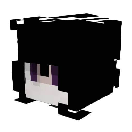 ImPood Minecraft avatar head, 3D render