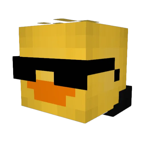 ImPouKi Minecraft avatar head, 3D render