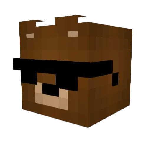 ImPulie03 Minecraft avatar head, 3D render