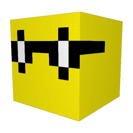 ImPurpleWolf006 Minecraft avatar head, 3D render