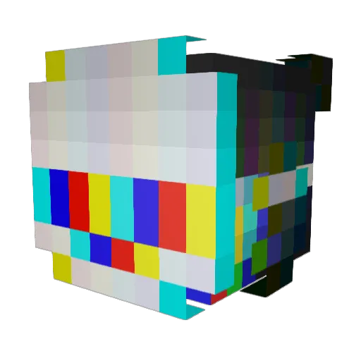 ImPwned Minecraft avatar head, 3D render