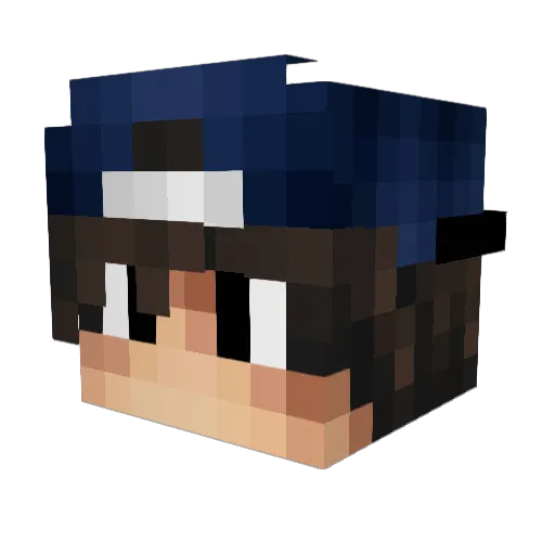 ImQearWear_PvP Minecraft avatar head, 3D render