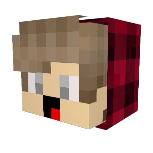 ImRFG_YT Minecraft avatar head, 3D render