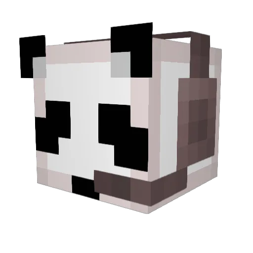 ImRealisticEvent Minecraft avatar head, 3D render