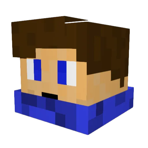 ImRepo Minecraft avatar head, 3D render