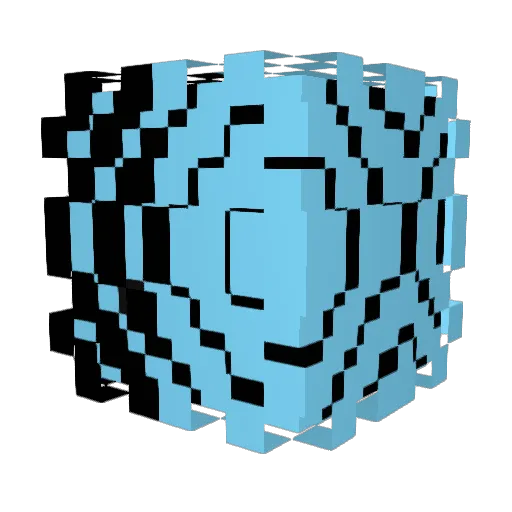 ImRevo Minecraft avatar head, 3D render