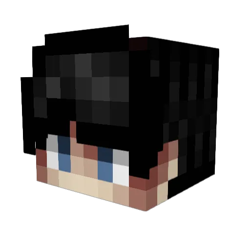 ImRex69 Minecraft avatar head, 3D render