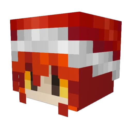 ImSOoperGay Minecraft avatar head, 3D render