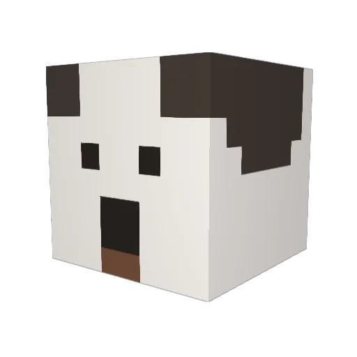ImSaRamSeKki Minecraft avatar head, 3D render